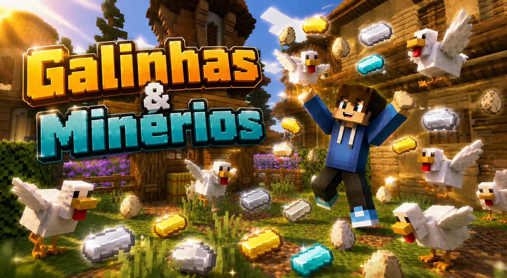 Obter minérios através de galinhas